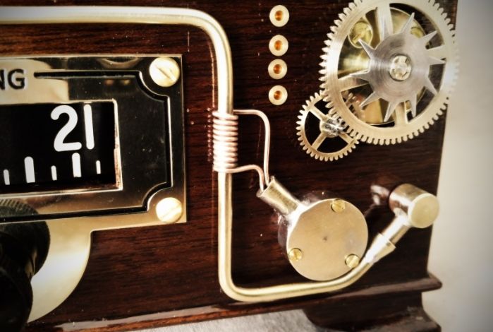 Close up of Steampunk detailing