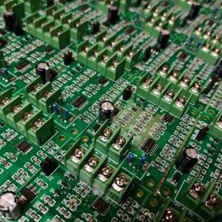 Motor Driver boards prior to fitting in the Bombes